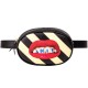 Opasek s taštičkou TOILETPAPER STRIPES SHIT 19 x 12 cm, černá, Seletti - thumb (0)