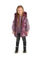 Vesta dívčí prošívaná Puffa s chlupatou podšívkou, Minoti, 16gilet 5, fialová - 92/98 | 2/3let - thumb (1)