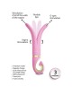 Dvojitý vibrátor G-Vibe 3 Candy Pink - thumb (2)