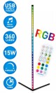 GRUNDIG LED stojací lampa rohová s ovládáním RGB a bílá ED-223503 - thumb (3)