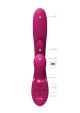 Vive Kura Thrusting G Spot with Flapping Tongue and Pulse Wave Stimulator Pink - thumb (5)