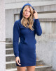 Šaty dámské SNAP 419 - XS-XXL - tmavě šedý melír - thumb (3)