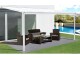 Hliníková pergola LANITPLAST WALL 33 bílá + čirý PC LG2085 - thumb (0)