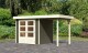 Dřevěný domek KARIBU ASKOLA 2 + přístavek 150 cm (23490) šedý LG3206 - thumb (2)