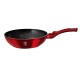 BERLINGERHAUS Pánev WOK s mramorovým povrchem 30 cm Burgundy Metallic Line BH-6166 - thumb (0)