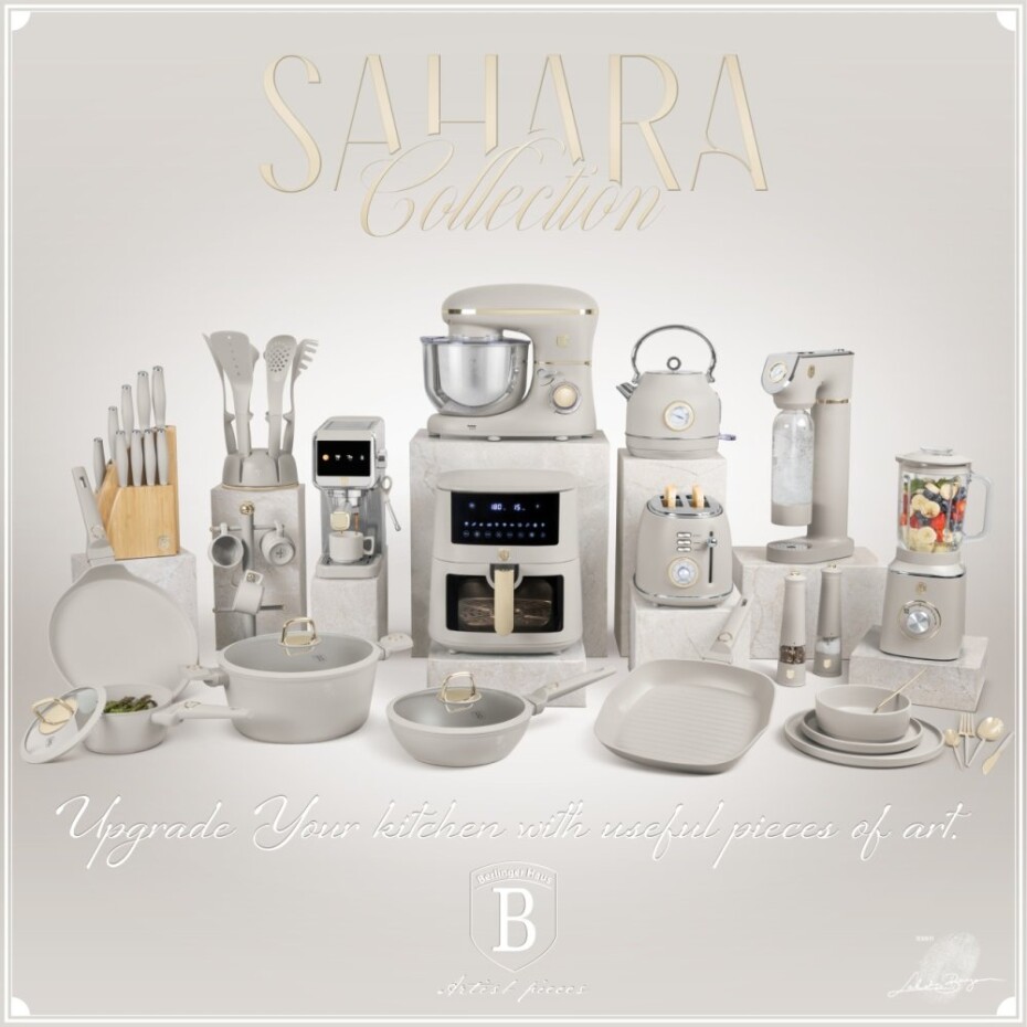 BERLINGERHAUS Výrobník sody SODABAR + 2 lahve Sahara Collection BH-8556 - main (13)