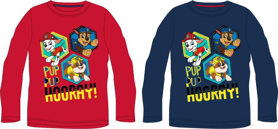 Paw Patrol - Tlapková patrola -Licence Chlapecké tričko - Paw Patrol 52022058, červená Barva: Červená, Velikost: 98 - main (0)