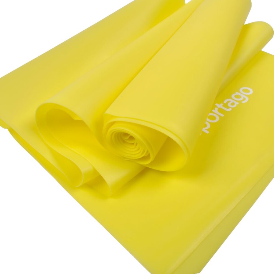 Gumový expandér Sportago Band Light 120 cm, žlutý - main (1)