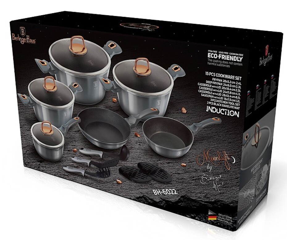 BERLINGERHAUS Sada nádobí s titanovým povrchem 15 ks Moonlight Edition - design. vada BH-6022sleva - main (8)