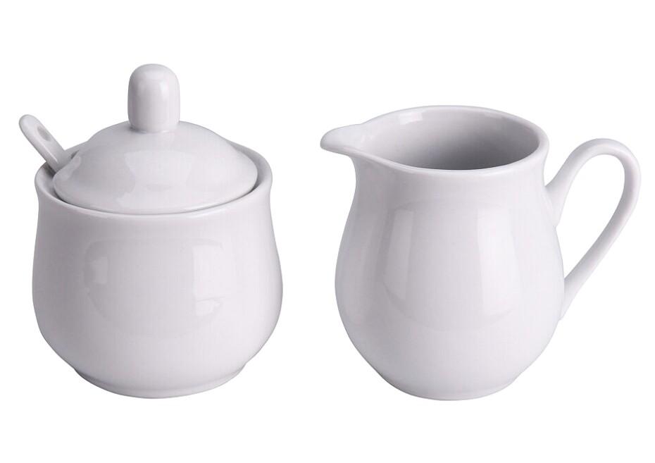 EXCELLENT Cukřenka a mlékovka porcelán sada 3 ks KO-795880500 - main (0)