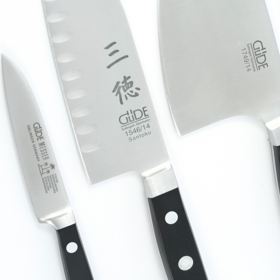 Güde Solingen Santoku nůž ALPHA POM 18 cm, černá, Güde - main (5)
