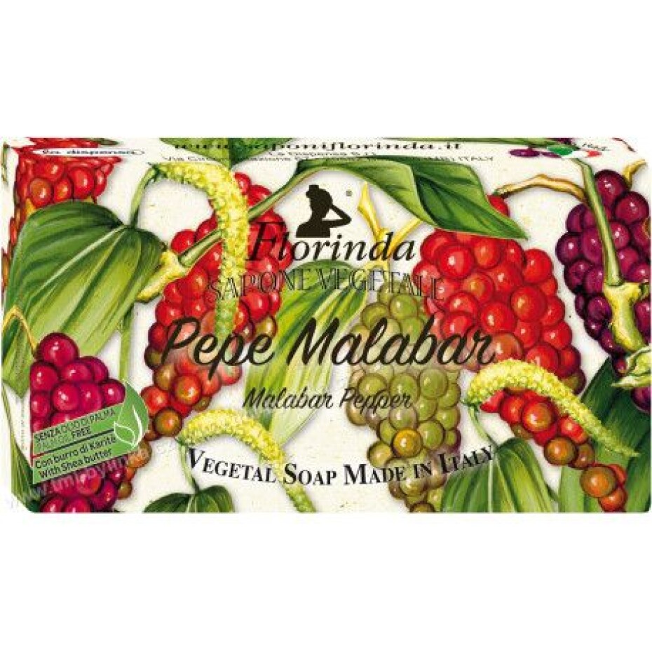 Rostlinné mýdlo Malabarský pepř Florinda 100 g - main (0)