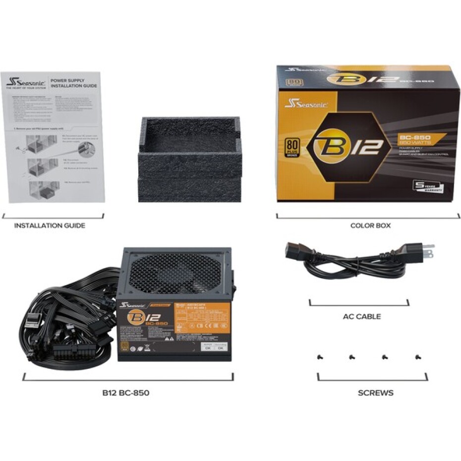 SEASONIC B12-BC-850 - 850W - main (2)