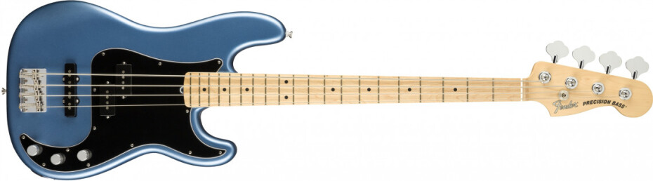 Fender American Performer Precision Bass Satin Lake Placid Blue Maple - main (0)