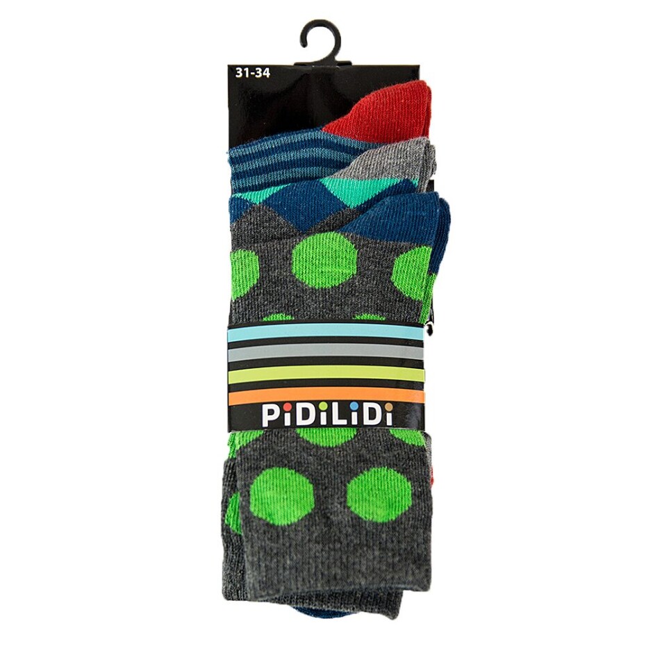 ponožky chlapecké - 3pack, Pidilidi, PD0129, Kluk - 38-39 - main (0)