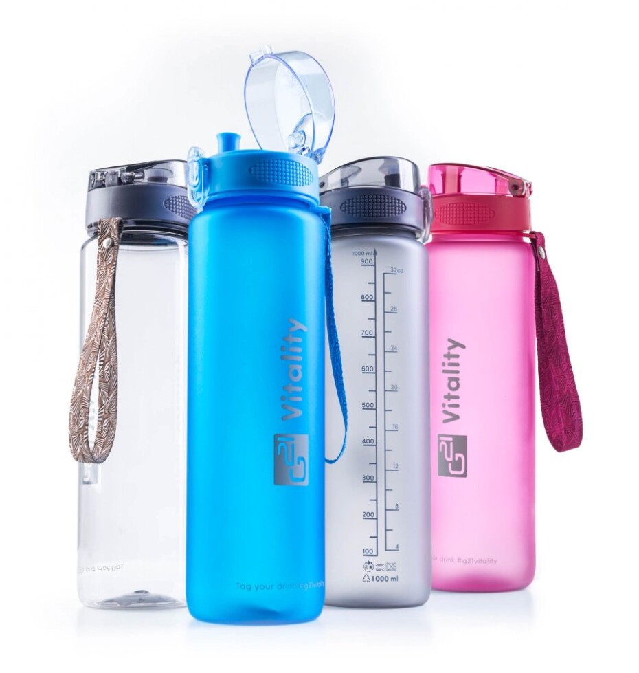 G21 Láhev G21 na pití, 1000 ml, růžová-zmrzlá G21-6002224 - main (6)