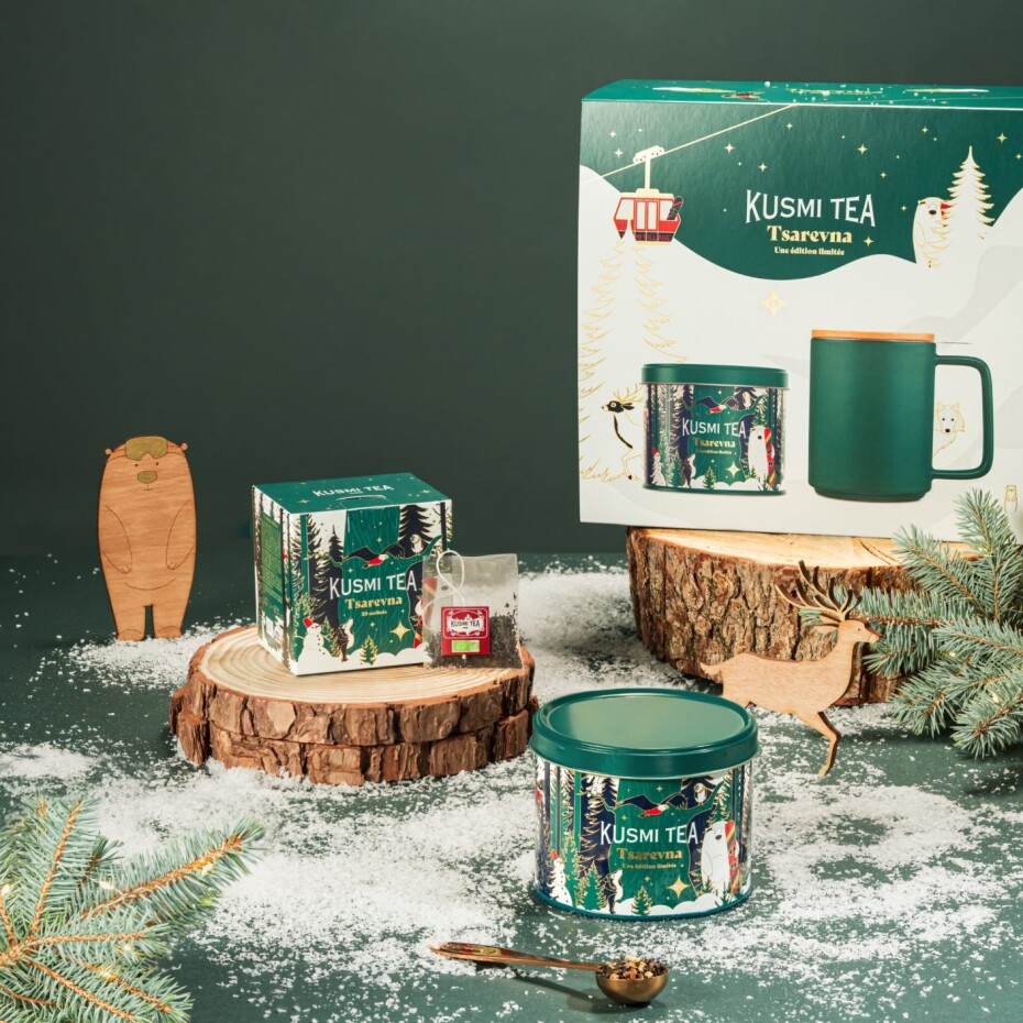 Černý čaj TSAREVNA 2024, 20 mušelínových sáčků, Kusmi Tea - main (2)