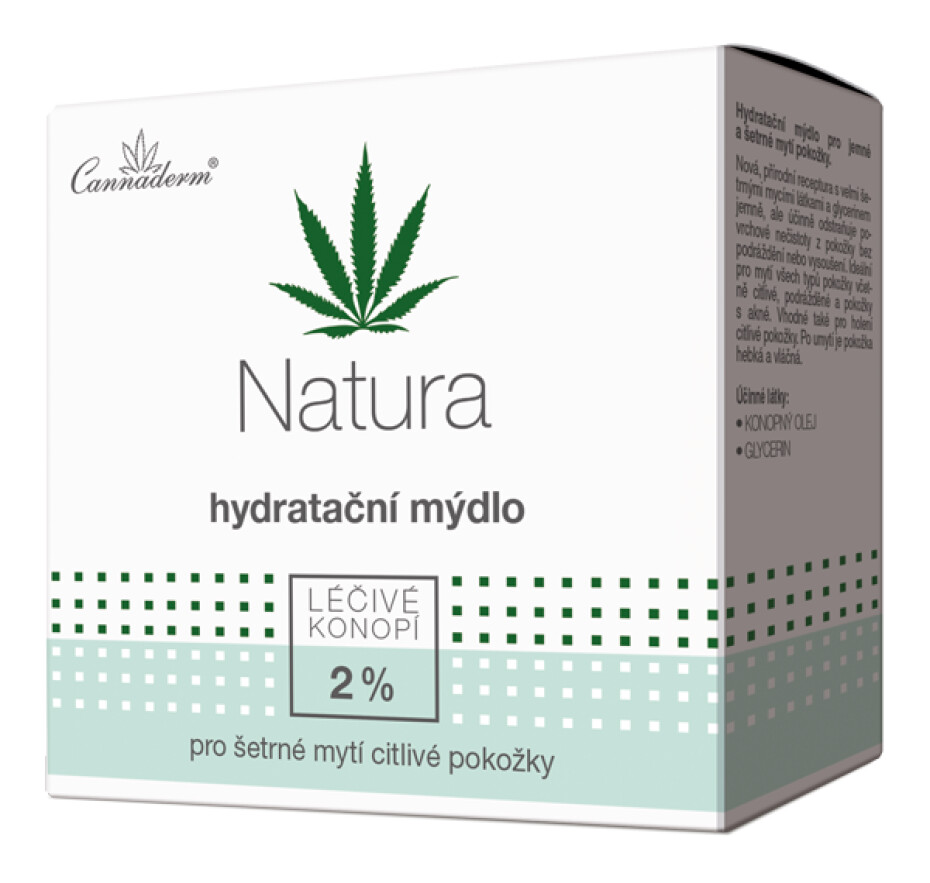 Cannaderm Hydratační mýdlo NATURA 100 g - main (0)