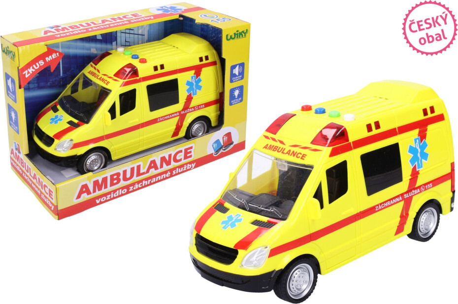 Auto Záchranka s efekty 22 cm - Český obal - main (0)