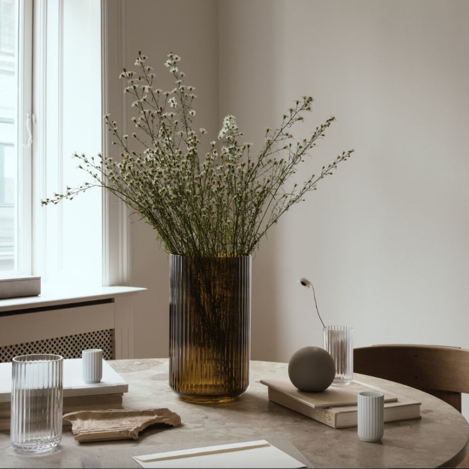 Váza 16 cm, olivově zelená, Lyngby - main (3)