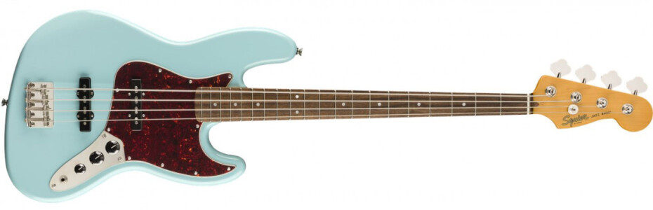 Fender Squier Classic Vibe 60s Jazz Bass Daphne Blue Laurel - main (0)