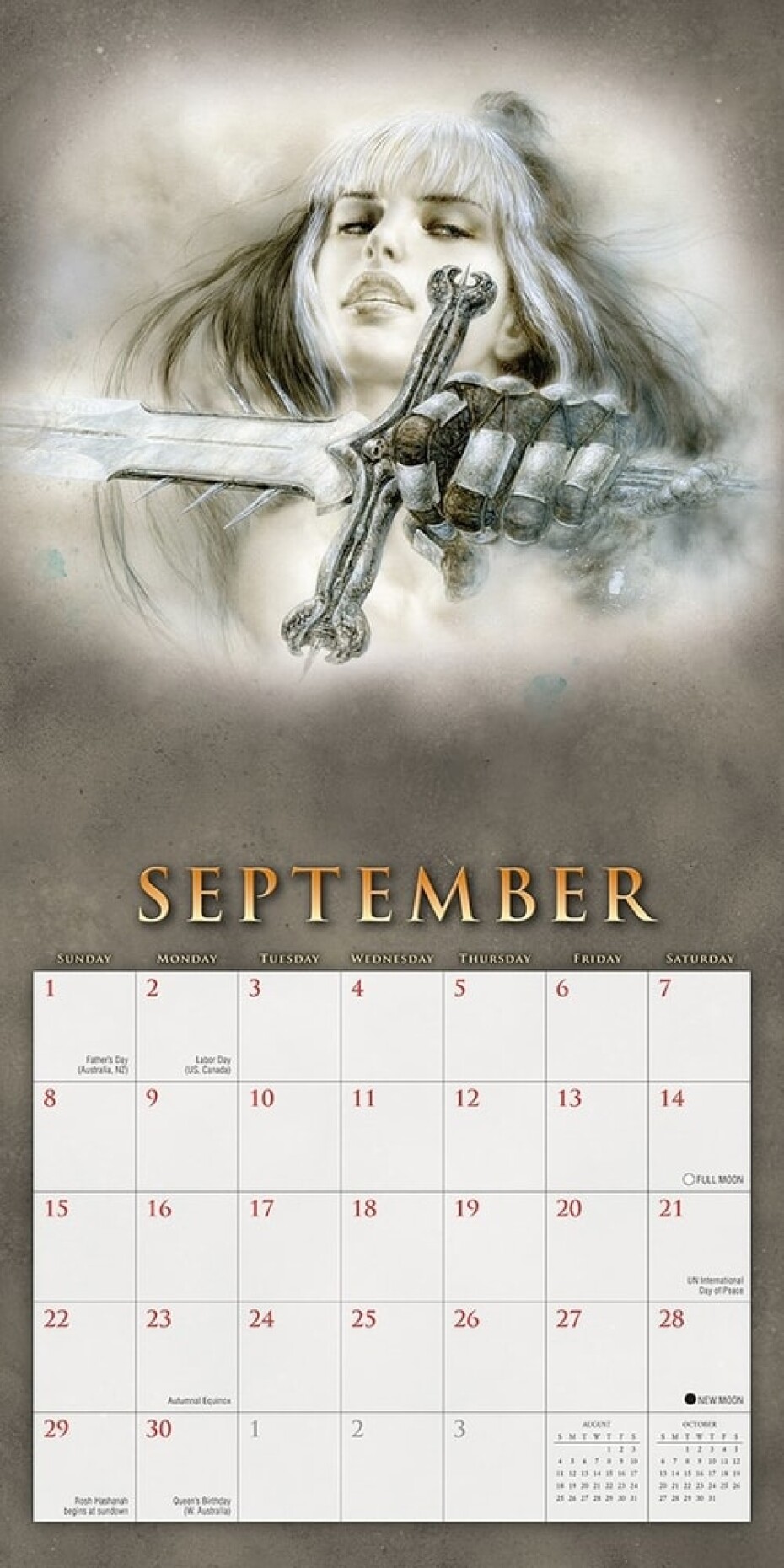 FANTASY ART OF ROYO - 2019 CALENDAR - main (3)