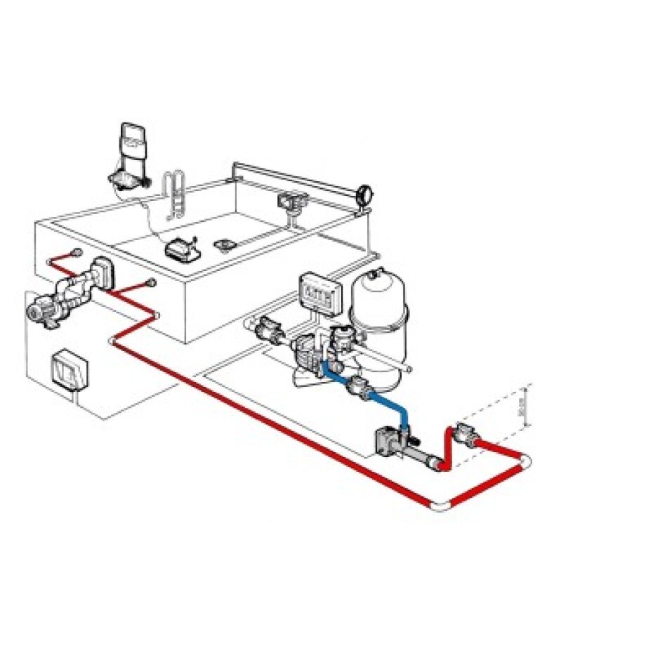VágnerPool elektrické topení pro bazény a vířivky EOVk-3, 3 kW 230 V, nerez, s el. průtokovou klapkou - main (1)
