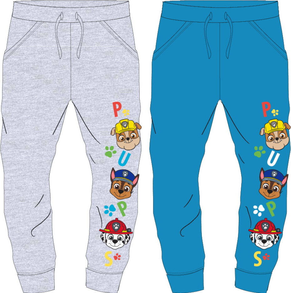 Paw Patrol - Tlapková patrola -Licence Chlapecké tepláky - Paw Patrol 52111696, tyrkysová Barva: Tyrkysová, Velikost: 122 - main (0)