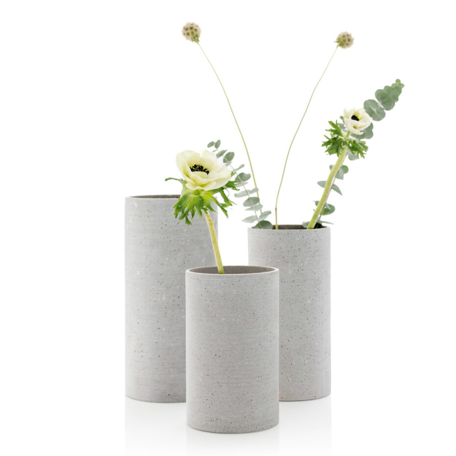 Váza Coluna velikost S světle šedá BLOMUS - main (2)