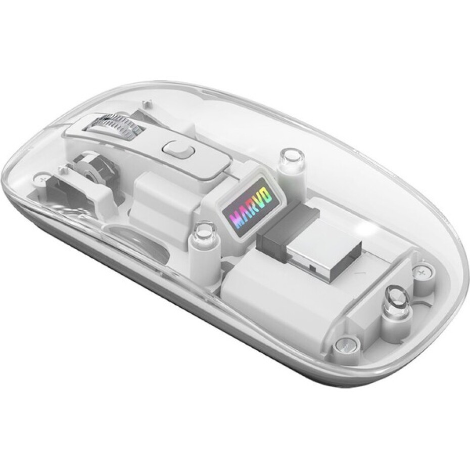 Marvo PRISM B10 bezdrátová myš bílá - main (4)