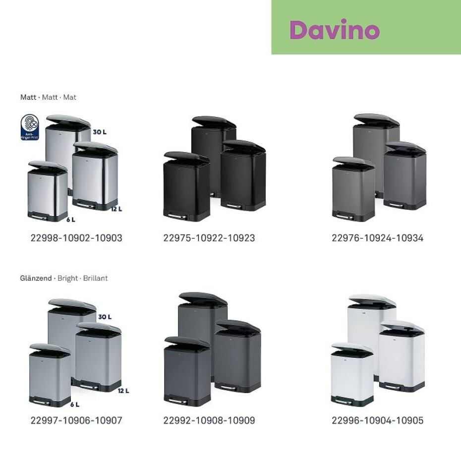 KELA Koš kosmetický DAVINO 6 l šedá KL-22997 - main (9)