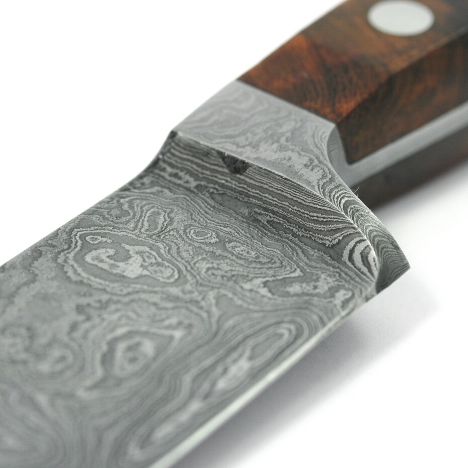 Güde Solingen Kuchařský nůž DAMASCUS 21 cm, hnědá, Güde - main (4)