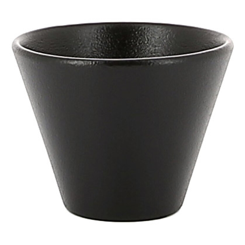 Jídelní miska EQUINOXE 6 cm, matná černá, porcelán, Revol - main (0)