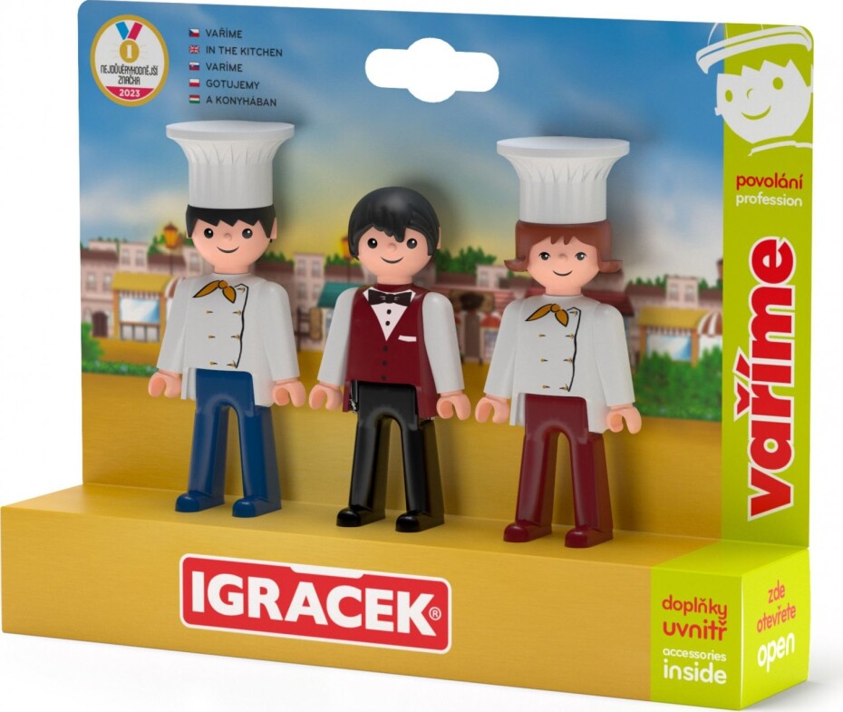 Igráček Trio Vaříme - Kuchař, Kuchařka a Číšník - main (0)