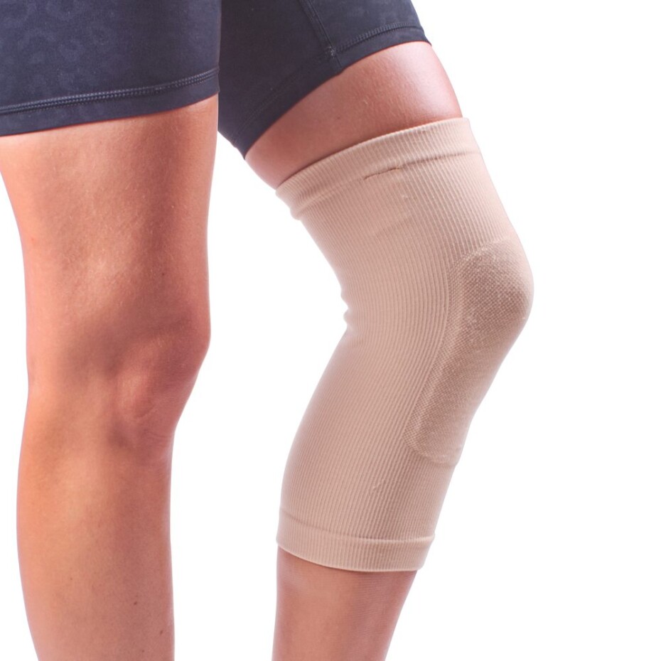 Sportago Sportovní bandáž na koleno elastická - tělová - 2 ks - XL - main (0)
