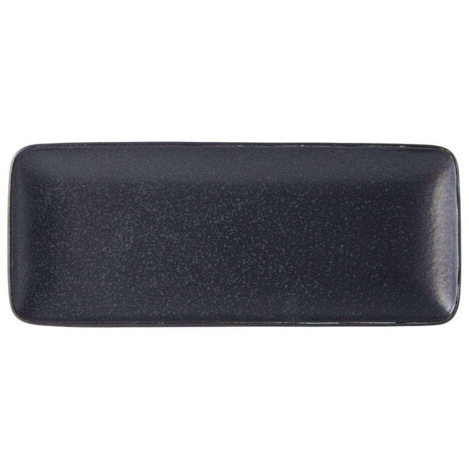 Servírovací talíř BB BLACK 29,5 x 12 cm, obdélník, černá, MIJ - main (0)