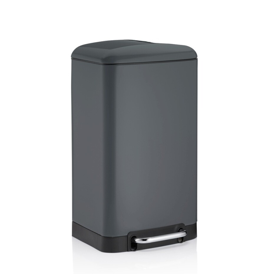 KELA Koš odpadkový Davino tmavě šedá 30l KL-10909 - main (1)