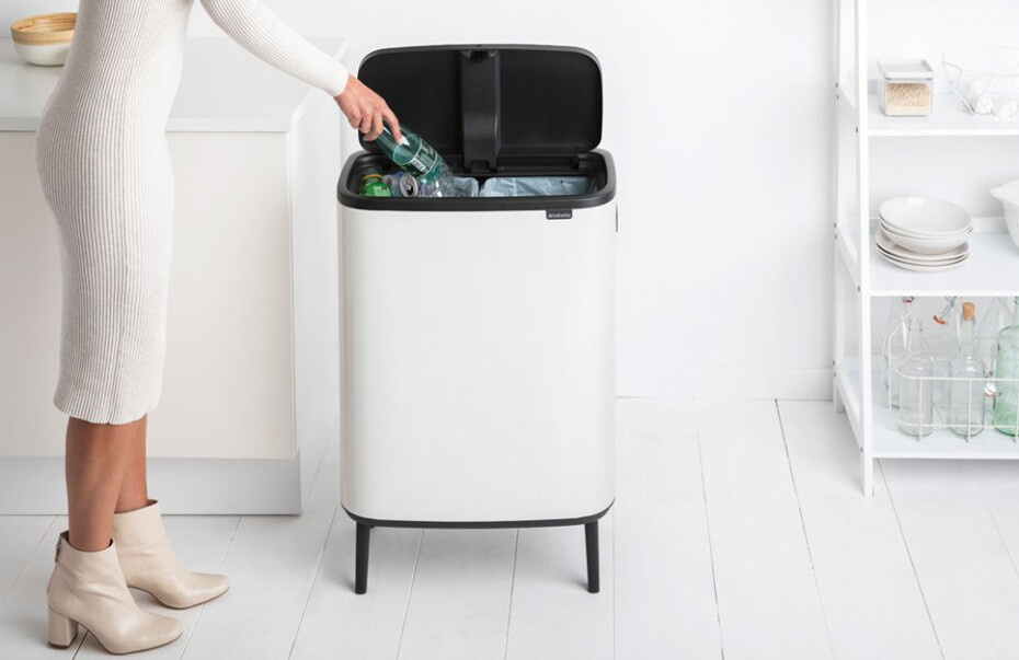 Dotykový odpadkový koš BO TOUCH BIN 2 x 30 l, bílá, Brabantia - main (12)