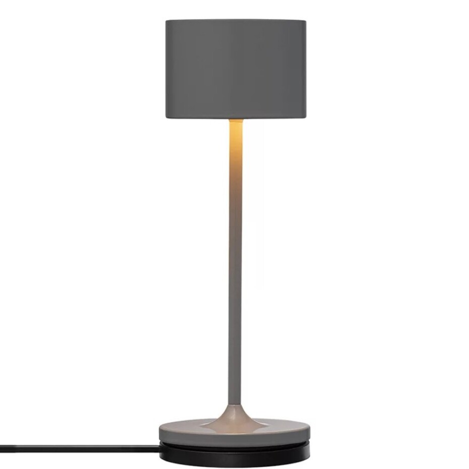 Přenosná stolní lampa FAROL MINI 19,5 cm, LED, teplá šedá, hliník, Blomus - main (6)