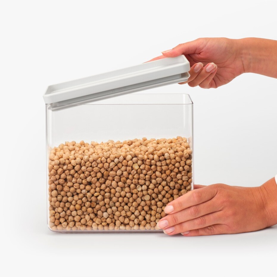 Box na potraviny TASTY PLUS 3,5 l, světle šedá, plast, Brabantia - main (4)