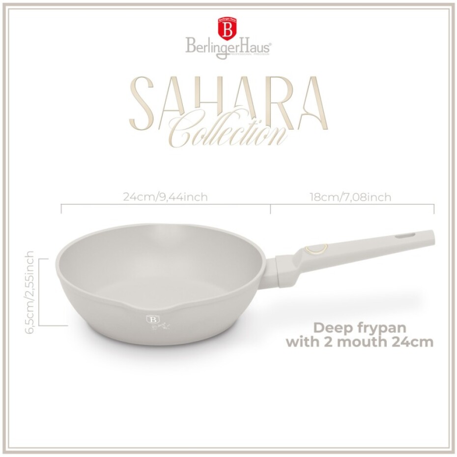 BERLINGERHAUS Pánev hluboká 24 cm Sahara Collection BH-8060 - main (2)