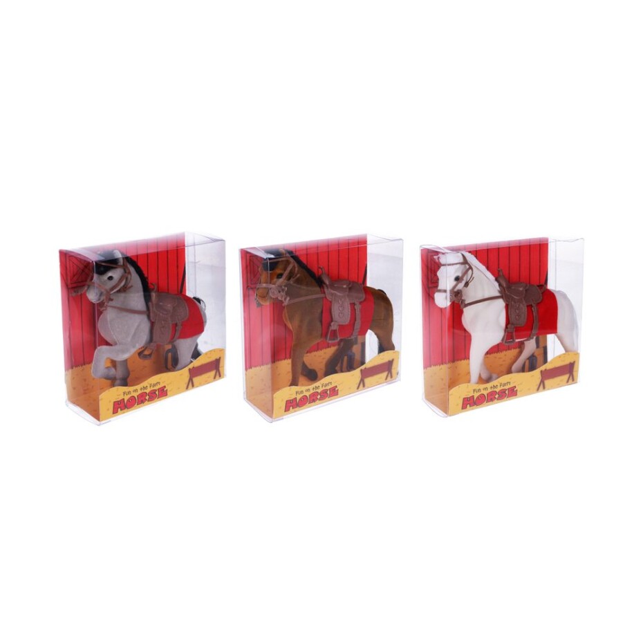 Kůň 16 cm, 3 druhy, Wiky, W114582 - main (0)