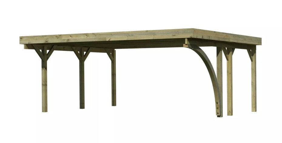 Carport KARIBU CLASSIC 1B 61958 LG3308 - main (1)
