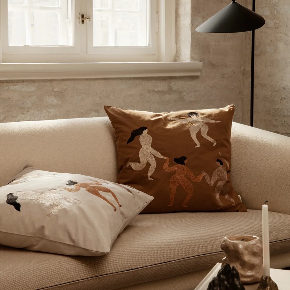 Dekorační polštář FREE 50 x 50 cm, bavlna, ferm LIVING - main (1)