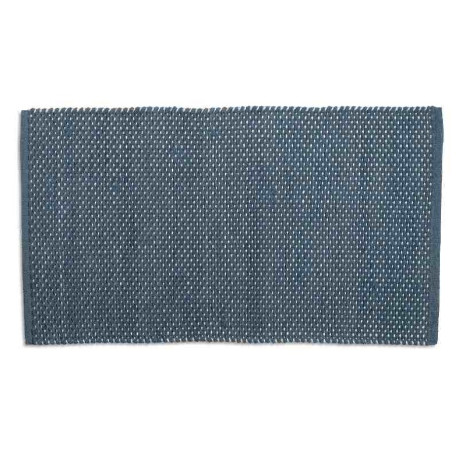 KELA Koupelnová předložka Miu směs bavlna/polyester kouřově modrá 120,0x70,0x1,0cm KL-24731 - main (0)