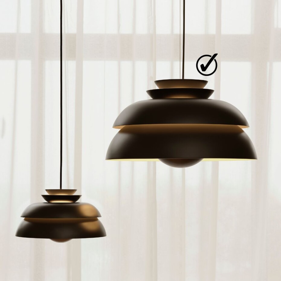 Závěsná lampa CONCERT 55 cm, bílá, Fritz Hansen - main (5)