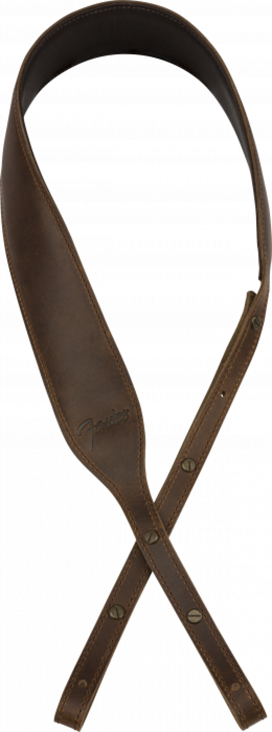 Fender Paramount Banjo Leather Strap Brown - main (0)
