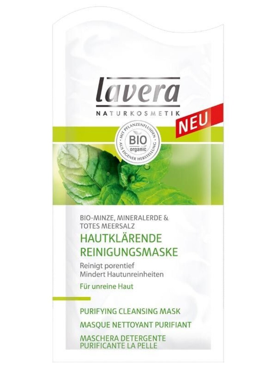 Lavera Maska hloubkově čisticí Faces Bio Máta 10ml - main (0)