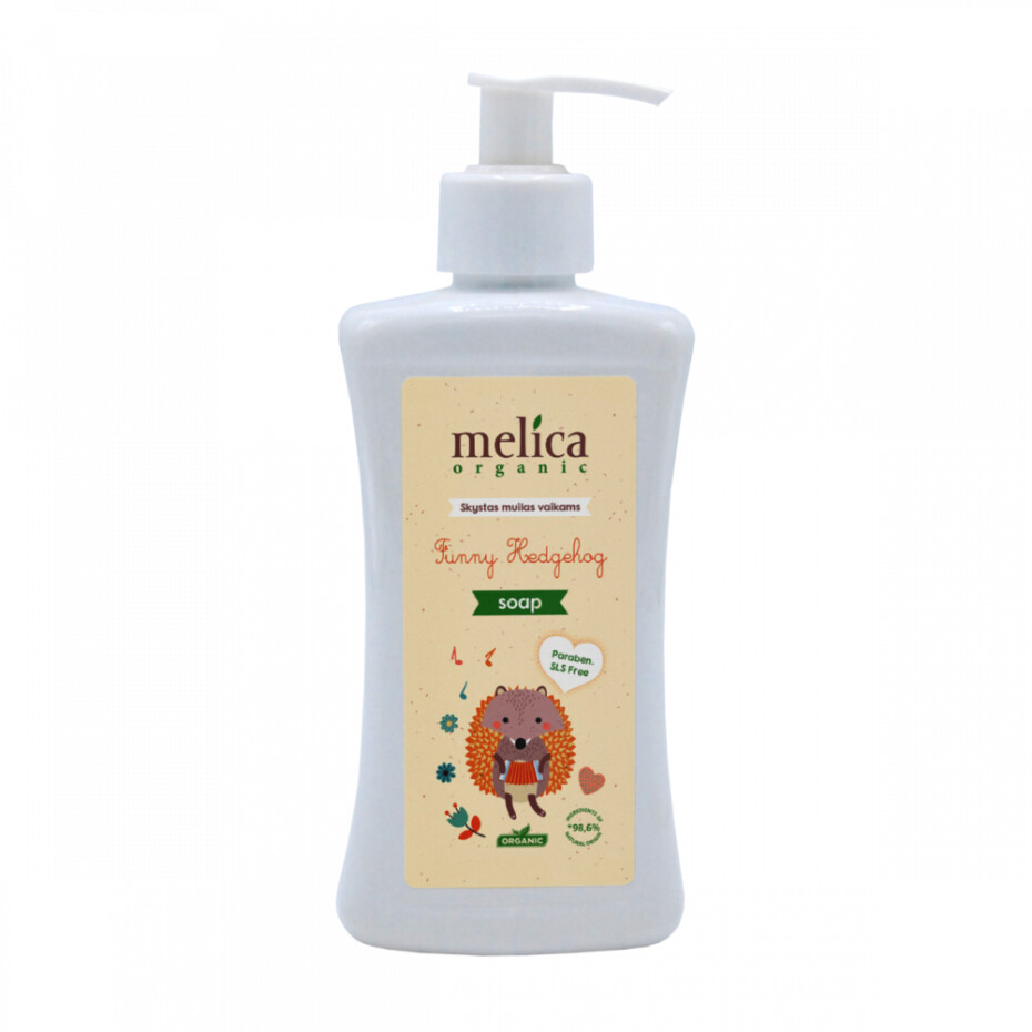 Melica Organic Organické dětské tekuté mýdlo ,,Legrační ježek" 300 ml - main (0)