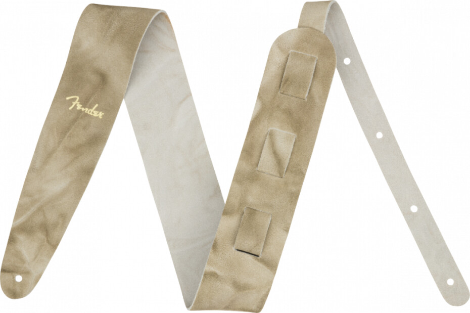 Fender Tie Dye Leather Strap, Natural - main (0)